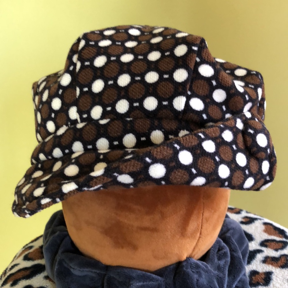 70s Style Polka Dot Beret